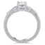Celtic Love Knot Basket Ring, smallside view