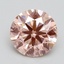 2.50 Ct. Fancy Intense Pink Round Lab Grown Diamond
