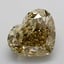 6.15 Ct. Fancy Greyish Yellow Heart Lab Grown Diamond