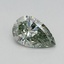0.54 Ct. Fancy Intense Green Pear Lab Grown Diamond
