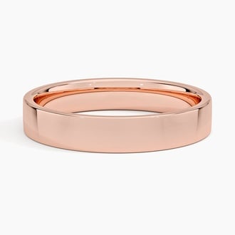 Mojave 4mm Wedding Ring in 14K Rose Gold