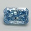 3.05 Ct. Fancy Vivid Blue Radiant Lab Grown Diamond