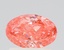 0.76 Ct. Fancy Vivid Pink Oval Lab Grown Diamond