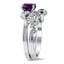 Amethyst Contoured Wedding Ring, smallview