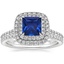 18K White Gold Soleil Diamond Ring with Luxe Ballad Diamond Ring (1/4 ct. tw.)