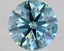 2.67 Ct. Fancy Vivid Blue Round Lab Grown Diamond