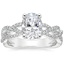 18K White Gold Solana Diamond Ring (1/3 ct. tw.), smalltop view