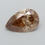 1.08 Ct. Fancy Light  Brown Pear Lab Grown Diamond