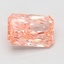 7.07 Ct. Fancy Vivid Pink Radiant Lab Grown Diamond