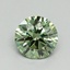0.71 Ct. Fancy Vivid Pacific Green Round Lab Grown Diamond