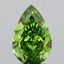 2.00 Ct. Fancy Vivid Green Pear Lab Grown Diamond