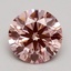 1.76 Ct. Fancy Intense Pink Round Lab Grown Diamond