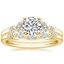 18K Yellow Gold Verbena Diamond Bridal Set (1/4 ct. tw.)