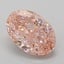 3.10 Ct. Fancy Vivid Pink Oval Lab Grown Diamond