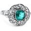Art Deco Emerald Vintage Ring