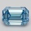 3.09 Ct. Fancy Vivid Blue Emerald Lab Grown Diamond