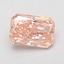 0.97 Ct. Fancy Vivid Pink Radiant Lab Grown Diamond
