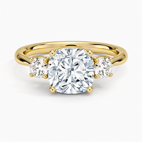 Serena Three Stone Diamond Ring - Brilliant Earth