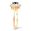 The Kathi Ring, smalltop view on a hand