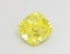 1.55 Ct. Fancy Vivid Yellow Cushion Lab Grown Diamond