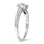 The Atiya Ring, smalltop view on a hand
