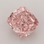 1.59 Ct. Fancy Intense Pink Cushion Lab Grown Diamond