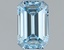 1.08 Ct. Fancy Intense Blue Emerald Lab Grown Diamond
