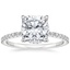 18K White Gold Arctica Diamond Ring, smalltop view