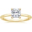 18K Yellow Gold Haven Diamond Ring, smalltop view