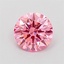 0.71 Ct. Fancy Vivid Pink Round Lab Grown Diamond