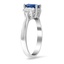 The Yolane Ring, smalltop view on a hand