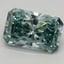 1.20 Ct. Fancy Vivid Green Radiant Lab Grown Diamond