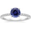 18K White Gold Ballad Three-Quarter Coverage Diamond Ring (1/4 ct. tw.), smalltop view