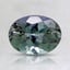 7.7x6.1mm Unheated Bi-Color Oval Tanzanite