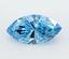 3.01 Ct. Fancy Vivid  Blue Marquise Lab Grown Diamond