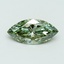 3.01 Ct. Fancy Vivid Green Marquise Lab Grown Diamond