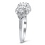 The Gerbera Ring, smalltop view on a hand