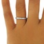 The Svetlana Ring, smalltop view on a hand