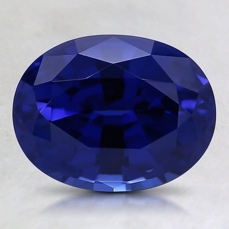 Blueサファイア 9x7mm Blue Oval Lab Grown Sapphire | SBLC9X7OV3