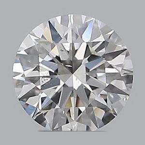 Round diamond — real photo