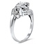 The Zula Ring, smalltop view on a hand