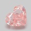1.99 Ct. Fancy Vivid  Pink Heart Lab Grown Diamond
