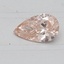 0.41 Ct. Fancy Intense Brownish Pink Pear Lab Grown Diamond