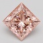 2.69 Ct. Fancy Vivid Pink Princess Lab Grown Diamond