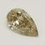 1.00 Ct. Fancy Yellowish Brown Pear Diamond