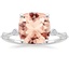 18K White Gold Aimee Diamond Ring, smalltop view