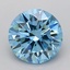 1.50 Ct. Fancy Vivid  Blue Round Lab Grown Diamond