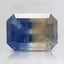 8.1x5.9mm Bi-Color Emerald Montana Sapphire