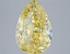 5.58 Ct. Fancy Intense  Yellow Pear Lab Grown Diamond