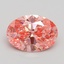 1.72 Ct. Fancy Vivid Pink Oval Lab Grown Diamond